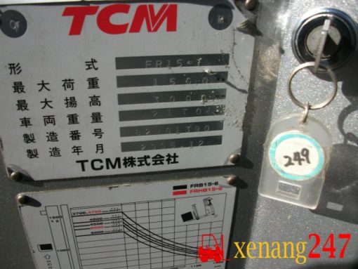 Xe nâng điện TCM đứng lái FR15-7H